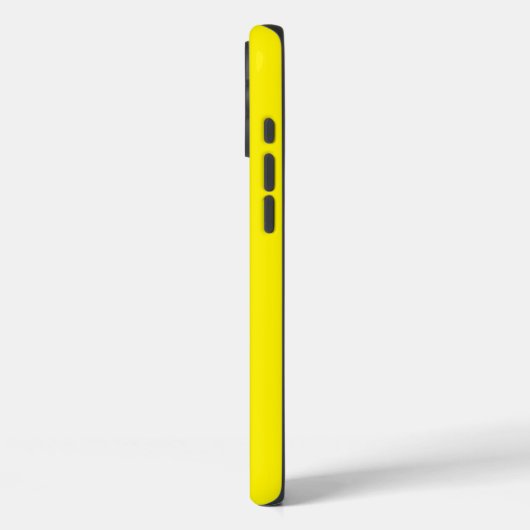 Bold Yellow Phone Case – Vibrant & Stylish Protect (Achterkant / Links)