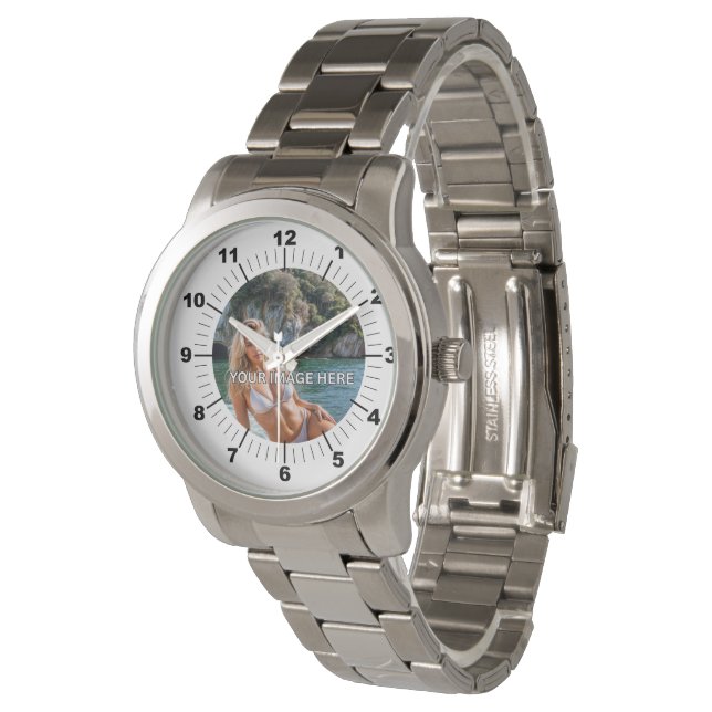 BOLD! ⚪ Zilveren horloge met oversized armband (Gekanteld)