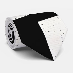 Bold Zwart-wit Artistic Grid Stropdas