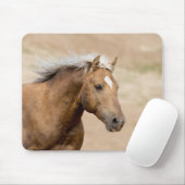 Bolder runt Mounsepad van Save Wild Horses Muismat (Met muis)