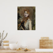 Boldini - Blonde vlecht 1885 Poster (Keuken)