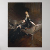 Boldini - Consuelo Vanderbilt Poster (Voorkant)