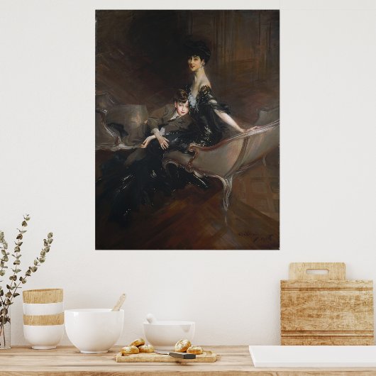 Boldini - Consuelo Vanderbilt Poster (Keuken)