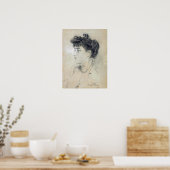 Boldini - Dame met parelketting Poster (Keuken)
