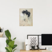 Boldini - Dame met parelketting Poster (Thuiskantoor)