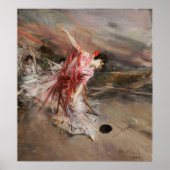 Boldini - De Spaanse danser 1900 Poster (Voorkant)