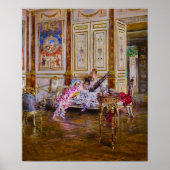 Boldini - Een luitspeler en een luisteraar Poster (Voorkant)