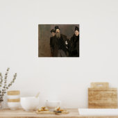 Boldini - John Lewis Brown, vrouw, dochter 1890 Poster (Keuken)