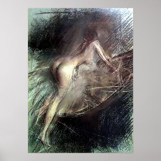 Boldini - Jonge Dame Gaat Bad In Poster (Voorkant)