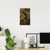 Boldini - krantenman in Parijs 1878 Poster (Thuiskantoor)
