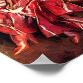 Boldini Lady in het Rode Poster (Hoek)