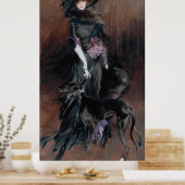 Boldini - Marchesa Luisa Casati met Greyhound Poster (Keuken)