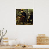 Boldini - Portret van de schilder Alessandro Lanf. Poster (Keuken)