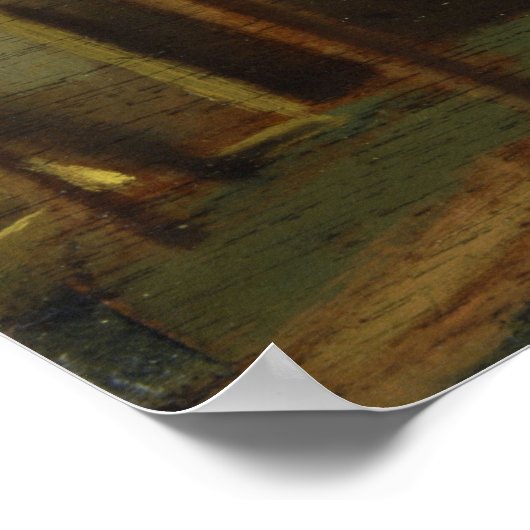 Boldini - Portret van de schilder Alessandro Lanf. Poster (Hoek)