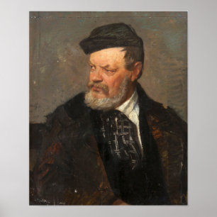 Boldini - Portret van de vader van de kunstenaar A Poster