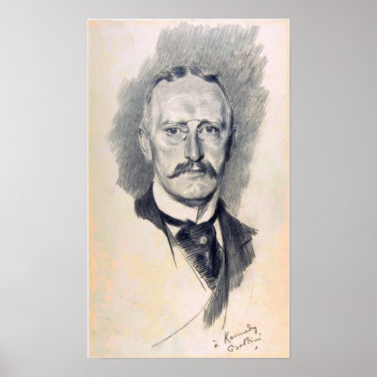 Boldini - Portret van Edward G. Kennedy Poster (Voorkant)