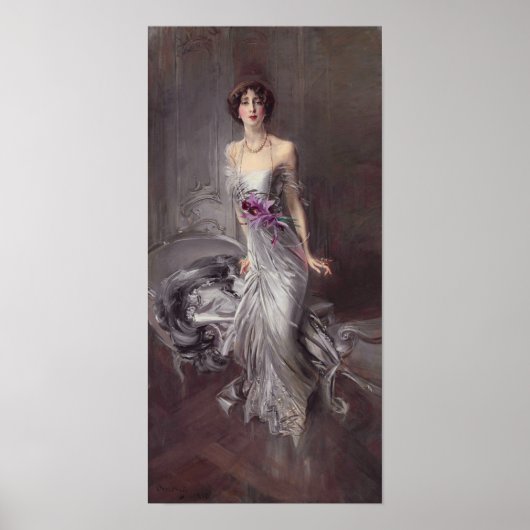 Boldini - Portret van Madame Doyen Poster (Voorkant)