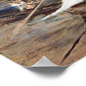 Boldini - Schepen in het San Marco bekken 1899 Poster (Hoek)