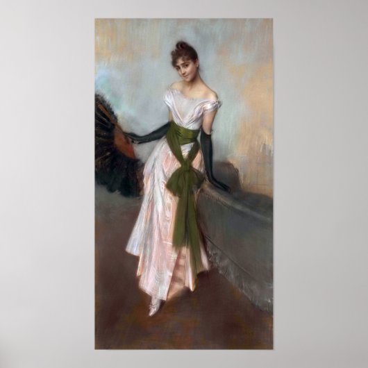 Boldini - Signorina Concha de Ossa Poster (Voorkant)