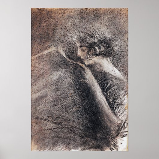 Boldini - Voorleesdame Poster (Voorkant)