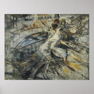 Boldini - Vrouwen Studie in Venetië 1887 Poster