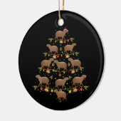 Boldog Karacsonyt Hongaars Vrolijk Kerstcadeau Keramisch Ornament (Links)