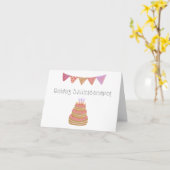 Boldog születésnapot Hongaarse verjaardag Kaart (Gele Bloem)