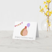 Boldog születésnapot Hongaarse verjaardag Kaart (Gele Bloem)