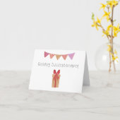 Boldog születésnapot Hongaarse verjaardag Kaart (Gele Bloem)