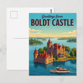 Boldt Castle VS Briefkaart (Voorkant / Achterkant)
