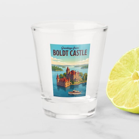 Boldt Castle VS Shot Glas (Voorkant)