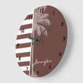 Bole bruine strepen; gestreept; Retropalm Grote Klok (Hoek)