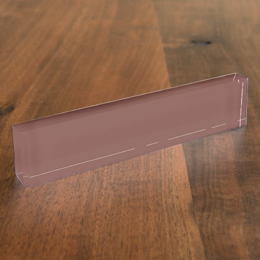 Bole (effen kleur) naambordje (Zijkant)