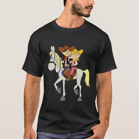 Bolek I Lolek Cowboys CARTOON MEME ANIME T-shirt (Voorkant)