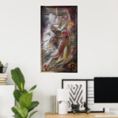 Bolero, Boléro print poster druppel vrouwen schild (Thuiskantoor)