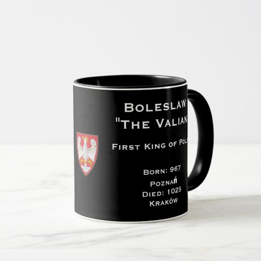 Boleslaw I Chrobry (Poolse Mok van koffie) (Voorkant rechts)