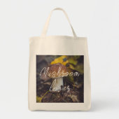 Bolete paddenstoel met gele bladeren tote bag (Voorkant)