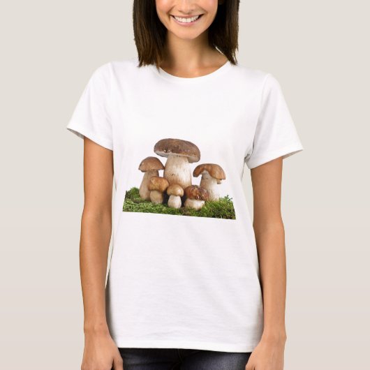 Boletus Edulis paddenstoelen T-shirt (Voorkant)