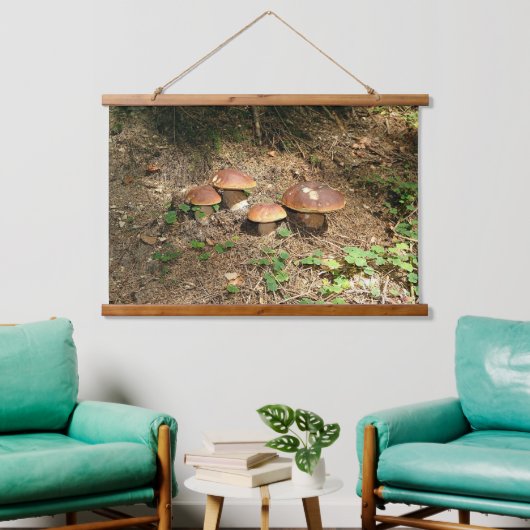 boletus hangend wandkleed (Woonkamer)