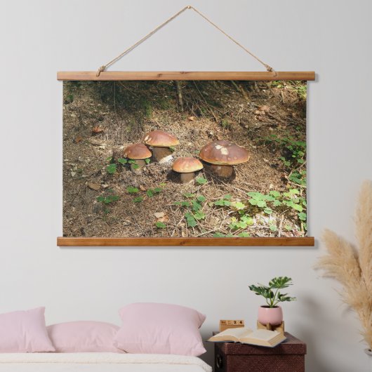 boletus hangend wandkleed (Slaapkamer)