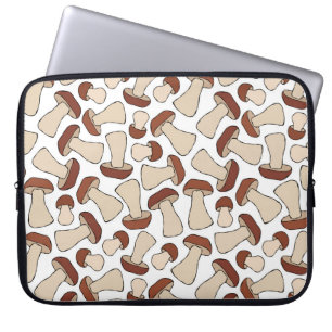Boletus of Porcini-paddenstoel zonder naadloze, ei Laptop Sleeve