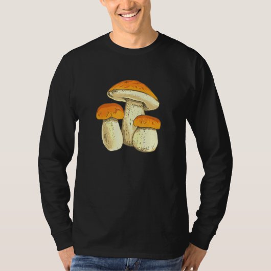 Boletus paddenstoelen die paddenstoelen verzamelen t-shirt (Voorkant)
