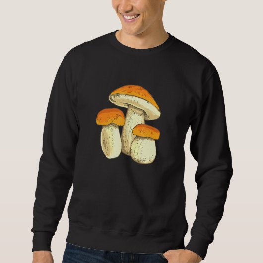 Boletus paddenstoelen die paddenstoelen verzamelen trui (Voorkant)