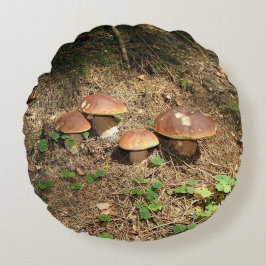 boletus rond kussen