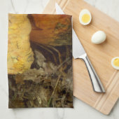 Boletus torosus Mushroom Tea Towel Theedoek (Quarter Fold)