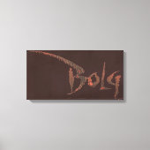 Bolg-naam Canvas Afdruk (Voorkant)