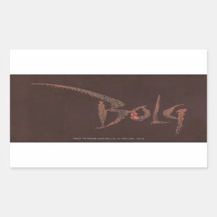 Bolg-naam Rechthoekige Sticker