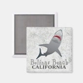 Bolinas Beach California shark magnet (Voorkant / Achterkant)