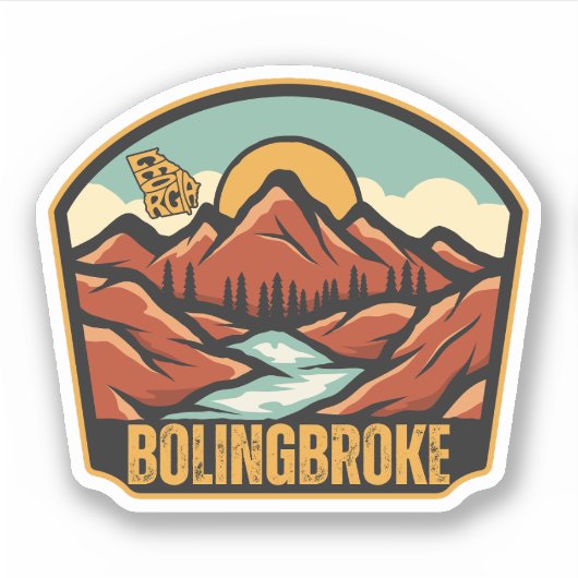 Bolingbroke, Georgia Sticker (Voorkant)