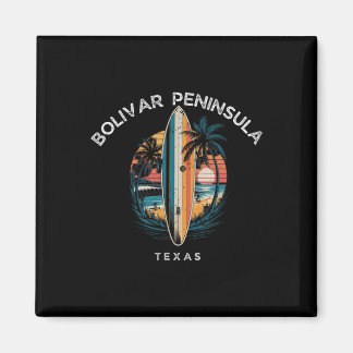 Bolivar schiereiland Texas Mannen Vrouwen Surfen  Magneet